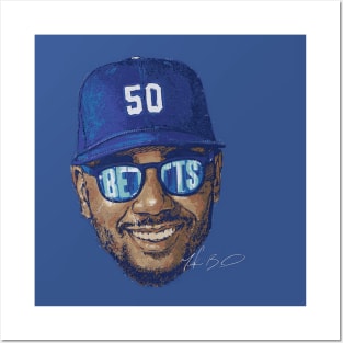 Mookie Betts Los Angeles D Sunglasses Posters and Art